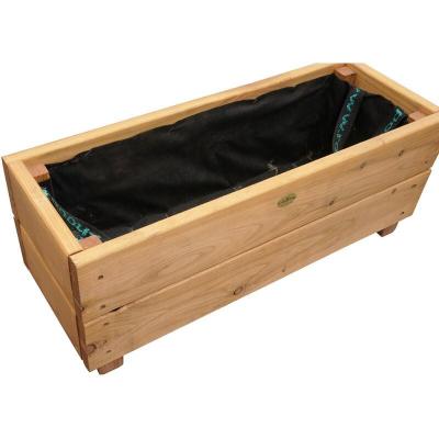 ROBIN HOOD  - Jardini&egrave;re en m&eacute;l&egrave;ze huil&eacute; Moline 60 x 22 x 20 cm