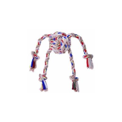BUBIMEX Jouet corde pour chien balle 4 tentacules - D7,5cm -32cm