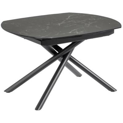 Table de salle &agrave; manger Yodalia ovale 130/190 x100 ceramique