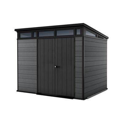 KETER Abri de jardin CORTINA 97 en r&eacute;sine -  - gris et noir - 6m&sup2;