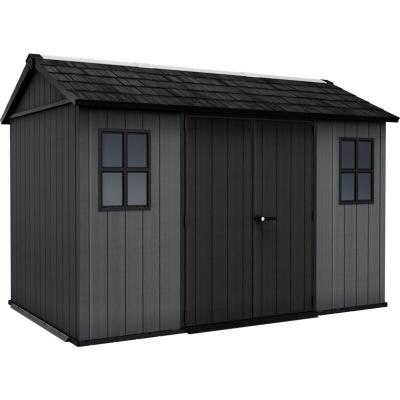 KETER Abri de jardin Newton Plus  1175 L350 x P230 x H246 cm 8,05 m&sup2; gris anthracite