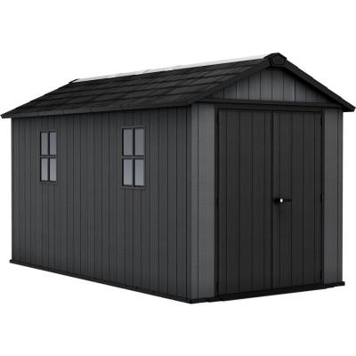 KETER Abri de jardin NEWTON PLUS 7513  L230 x P413 x H246 cm 9,5 m&sup2; coloris gris anthracite