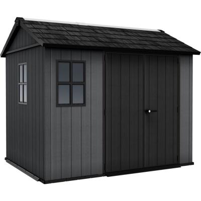 KETER Abri de jardin NEWTON PLUS 975  L287 x P230 x H246 cm 6,6 m&sup2; coloris gris anthracite