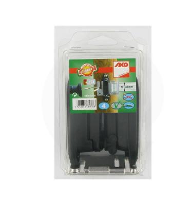 AKO Kit de d&eacute;part pour cl&ocirc;ture &eacute;quitation pour ruban jusqu'&agrave; 40mm x4