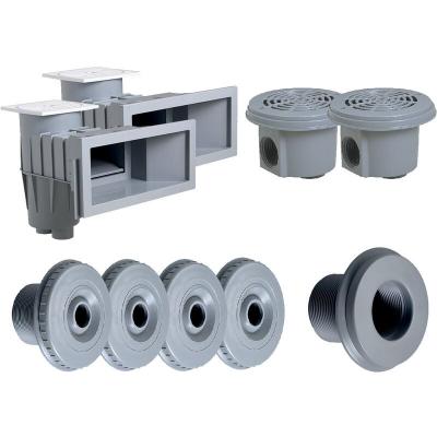 HAYWARD Kit pi&egrave;ces &agrave; sceller gris clair pour piscine 10 x 5 m - 