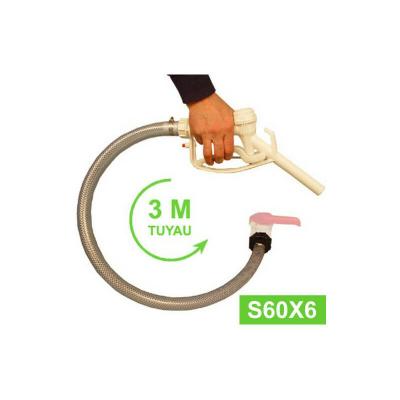 MULTICUVES Kit Vidange cuve eau 1000 L S60X6 - Tuyau 3 m + Pistolet