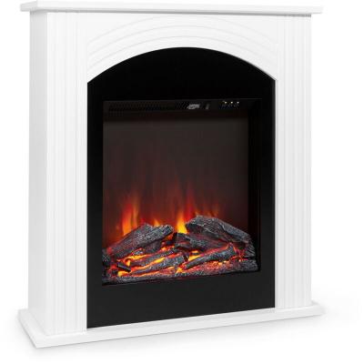 KLARSTEIN Chauffage &eacute;lectrique - Elbrus - Fausse chemin&eacute;e - 2000W - Eclairage LED - T&eacute;l&eacute;commande - Blanc