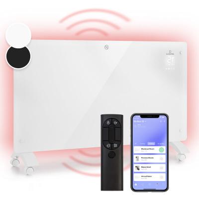 KLARSTEIN Radiateur &agrave; convection Connect&eacute; Bansin Crystal Smart - 2500W - IP24 - Blanc 