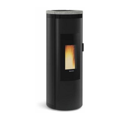 NORDICA EXTRAFLAME po&ecirc;le &agrave; granul&eacute;s de bois 8kw noir/pierre - amikapierre 