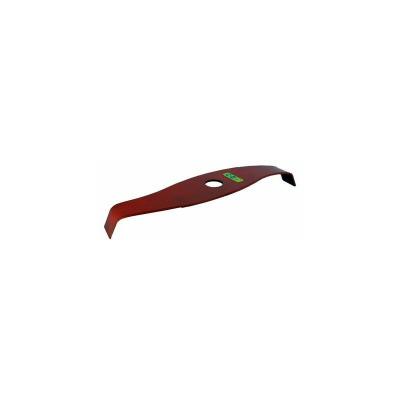 GREENSTAR Lame 2 dents sp&eacute;ciale ronces courbe 315mm UNIVERSELLE pour d&eacute;broussailleuse