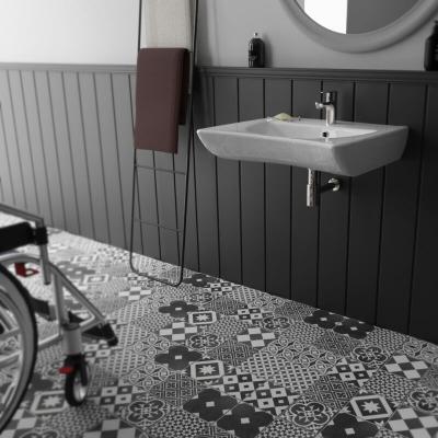 Lavabo en c&eacute;ramique, blanc Ergonomic