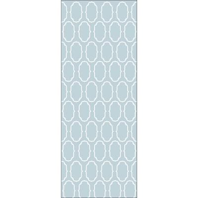 PLAGE Papier peint intiss&eacute; Panoramique - Sienna bleu 240x98cm