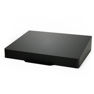 LE MARQUIER Couvercle 60 Signature Allure Duo acier &eacute;poxy 61x47x16cm (LxlxH) noir