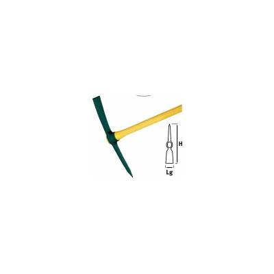 LEBORGNE  Pioche de terrassier douille ovale 2kg avec manche Novamax