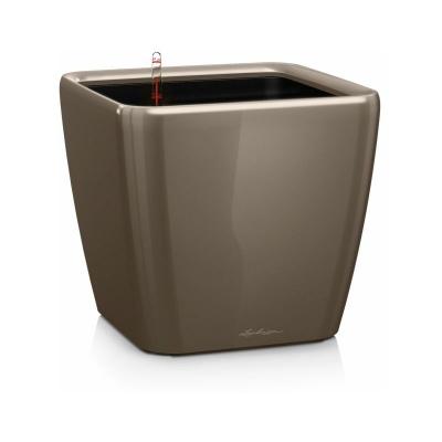 LECHUZA  jardini&egrave;re quadro 43 ls all-in-one taupe brillant 16185 421483