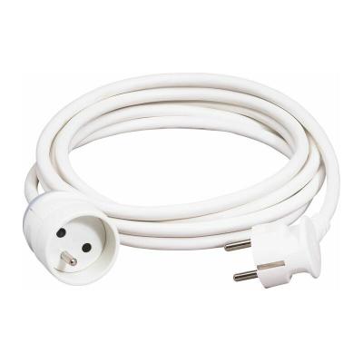 LEGRAND  - Rallonge pour une fiche avec terre - plastique - 10m - Blanc