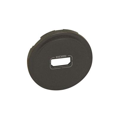 LEGRAND Enjoliveur C&eacute;liane pour prise audio et video hdmi type A - Graphite