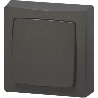 LEGRAND Interrupteur va-et-vient saillie complet,  Asl, marron