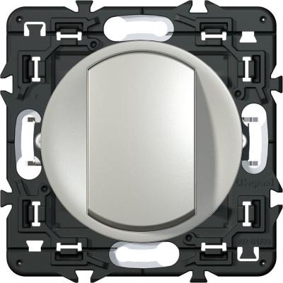 LEGRAND  - Lot de 4 interrupteurs ou va-et-vient C&eacute;liane Soft - Titane