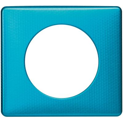 LEGRAND Plaque de finition simple  C&eacute;liane M&eacute;tal Blue Snake