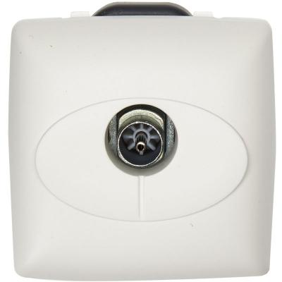 LEGRAND Prise tv pour tnt et c&acirc;ble pour moulure Appareillage Saillie - Blanc