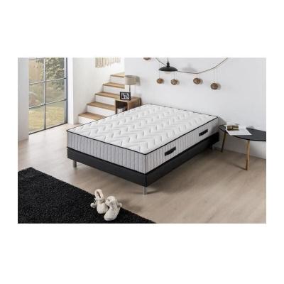DEKO DREAM Hotel Supreme Ensemble matelas + sommier 160 x 200 cm - Ressorts - 7 zones - 27 cm - Ferme