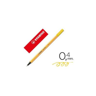 STABILO  Point 88 Stylo Fin Jaune 1 Pi&egrave;ce(s)