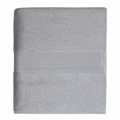 SENSEI MAISON Ddrap de bain 550 g/m&sup2; gris perle 70x140 cm