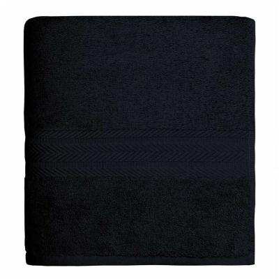 SENSEI MAISON Sserviette de toilette 550 g/m&sup2; noir 50x100 cm