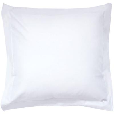 LINNEA  Taie d'oreiller uni 80x80 cm 100% coton ALTO Blanc