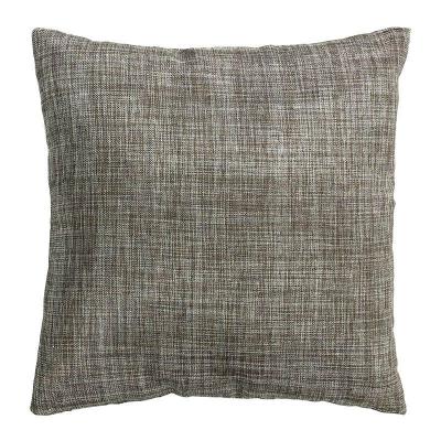 Linx - Coussin effet chin&eacute; m&eacute;tallis&eacute; marron 40x40