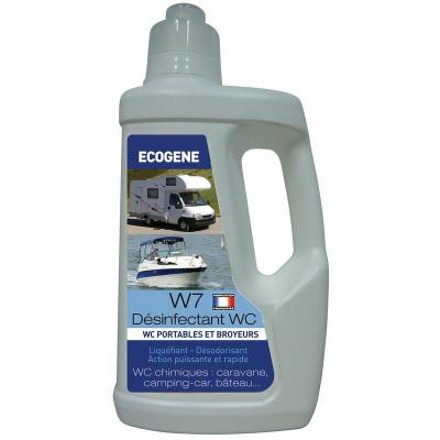 ECOGENE  - W7 D&eacute;sinfectant WC, Action puissante et rapide - 1L