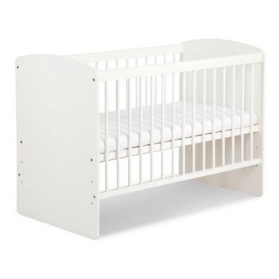 LITTLE SKY BY KLUPS Lits - Lit pour b&eacute;b&eacute; Karolina II en bois - Blanc - 120 x 60 cm