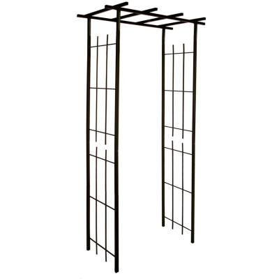 LMOULIN  - Arche de jardin en fer vieilli tubes carr&eacute;s petit mod&egrave;le