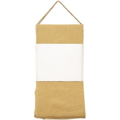ATMOSPHERA Lot de 2 draps housse b&eacute;b&eacute; Jaune Ocre 60x120 cm - Jaune Ocre