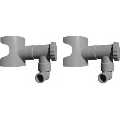CAPT EAU Capt'eau - R&eacute;cup&eacute;rateur d'eau pour goutti&egrave;re circulaire Lot de 2