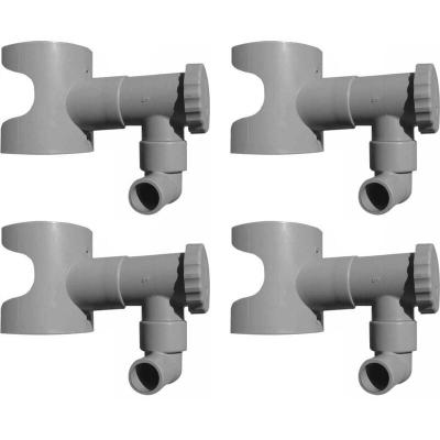 CAPT EAU Capt'eau - R&eacute;cup&eacute;rateur d'eau pour goutti&egrave;re circulaire Lot de 4