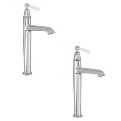 JACOB DELAFON Lot de deux mitigeurs lavabo haut Cl&eacute;o 1889 Chrome - 