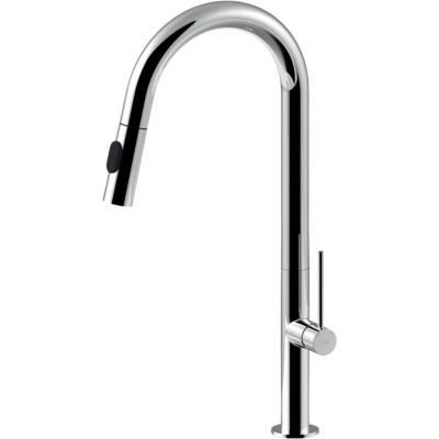 LUISINA Robinetterie cuisine MITIGEUR AVEC DOUCHETTE Chrom&eacute; CRBMD024 