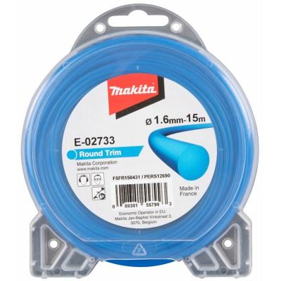 MAKITA E-02733 fil de coupe rond 1,6 mm x 15 m, bleu - 
