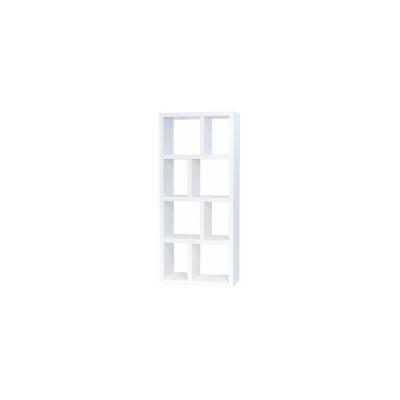 Temahome - &eacute;tag&egrave;re biblioth&egrave;que ""berlin"" 4 niveaux 70cm blanc mat
