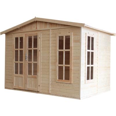 TIMBELA  M334FB Cabane en bois avec plancher - l332xP222xH232cm/6m2