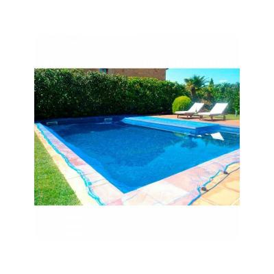 FUN AND GO Maille pour couverture de piscine &agrave; feuille de piscine 4x4m. E3-81033