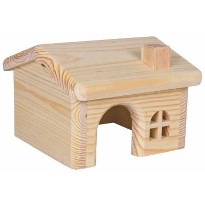 TRIXIE Maison, sans clou, hamster, en bois 15 &times; 11 &times; 15 cm