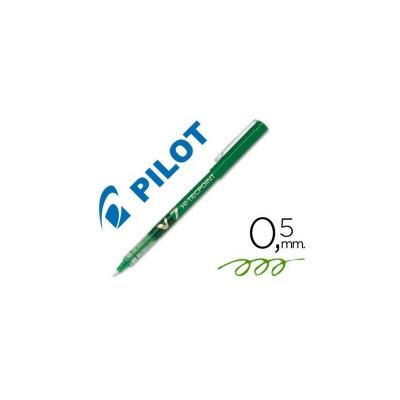 PILOT  Hi-Tecpoint Bx-V7 Lot De 12 Stylo Roller Pointe Tubulaire 0,7 Mm Encre Liquide Vert