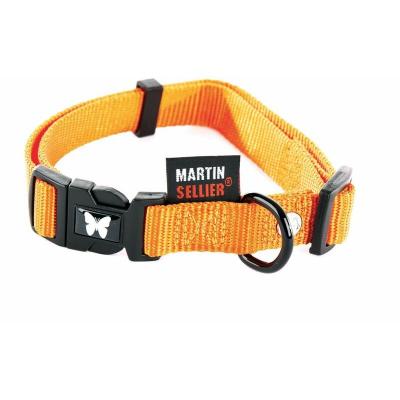 MARTIN SELLIER Collier nylon r&eacute;glable pour chien  10-20/30