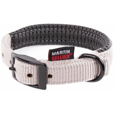 MARTIN SELLIER Collier confort nylon pour chien  25-65