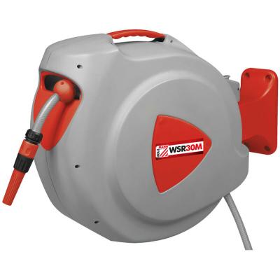 HOLZMANN D&eacute;vidoir enrouleur mural arrosage 30 M tuyau PVC WSR30M - 