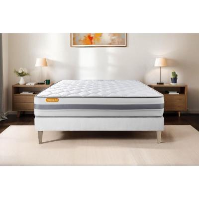 SEPTNUITS Matelas ressorts ensach&eacute;s 140x190 memo spring 3 zones de confort maxi &eacute;paisseur