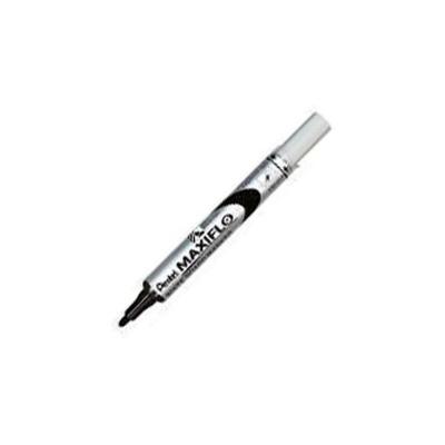 PENTEL Marqueurs &agrave; craie liquide  maxiflo mwl-5s noir 12 unit&eacute;s